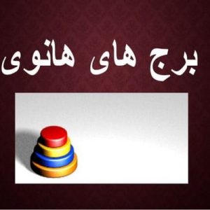 پاورپوینت طراحی الگوریتم برج هانوی دارای 10 صفحه قابل ارائه برای درس طراحی الگوریتم