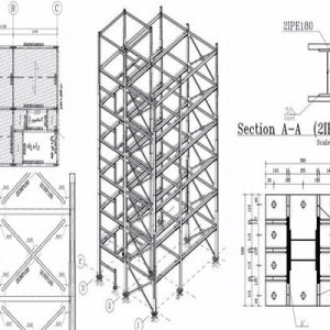 دانلود فایل پی دی اف آموزش ترسيم نقشه های سازه (ساختمان های اسکلت فلزی)، در حجم 46 صفحه کامل و جامع.