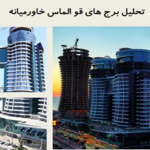 در این فایل برج های قو الماس خاورمیانه ، واقع در مازندران مورد تحلیل قرار گرفته است. این فایل در قالب پاورپوینت و دارای 43 اسلاید قابل ویرایش می باشد. این فایل مناسب رشته معماری تهیه شده است.