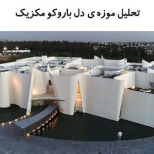 در این فایل موزه ی دل باروکو واقع در مکزیک مورد بررسی قرار گرفته است.  این فایل در قالب پاورپوینت و دارای 44 اسلاید قابل ویرایش می باشد. این فایل برا رشته معماری تهیه شده است